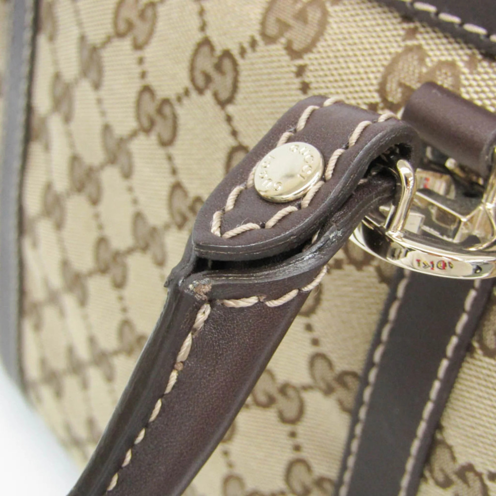 GUCCI Authentic Brown Leather Tote Bag - Picture 12 of 16